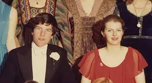  - Philip Geddes at Oxford with future Prime Minister Teresa May